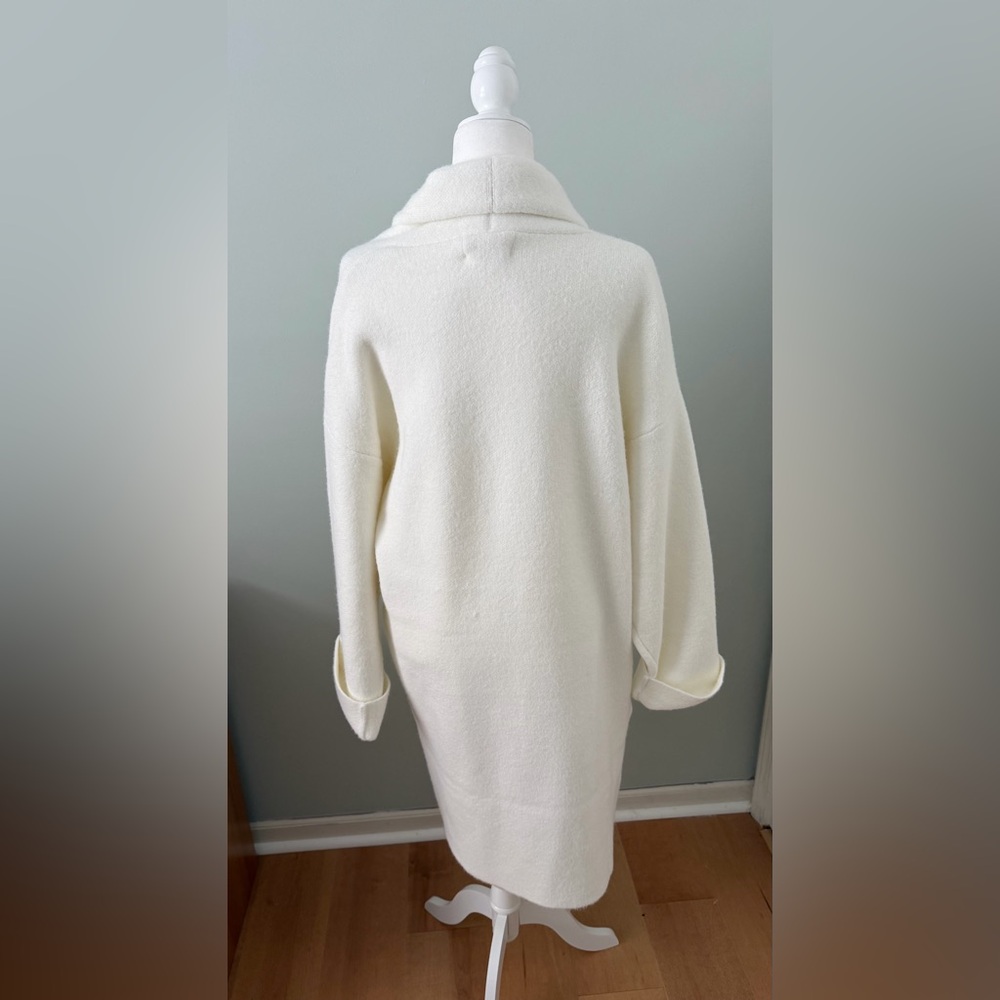 Anthropologie Cream Textured Cardigan - Picture 2 of 6